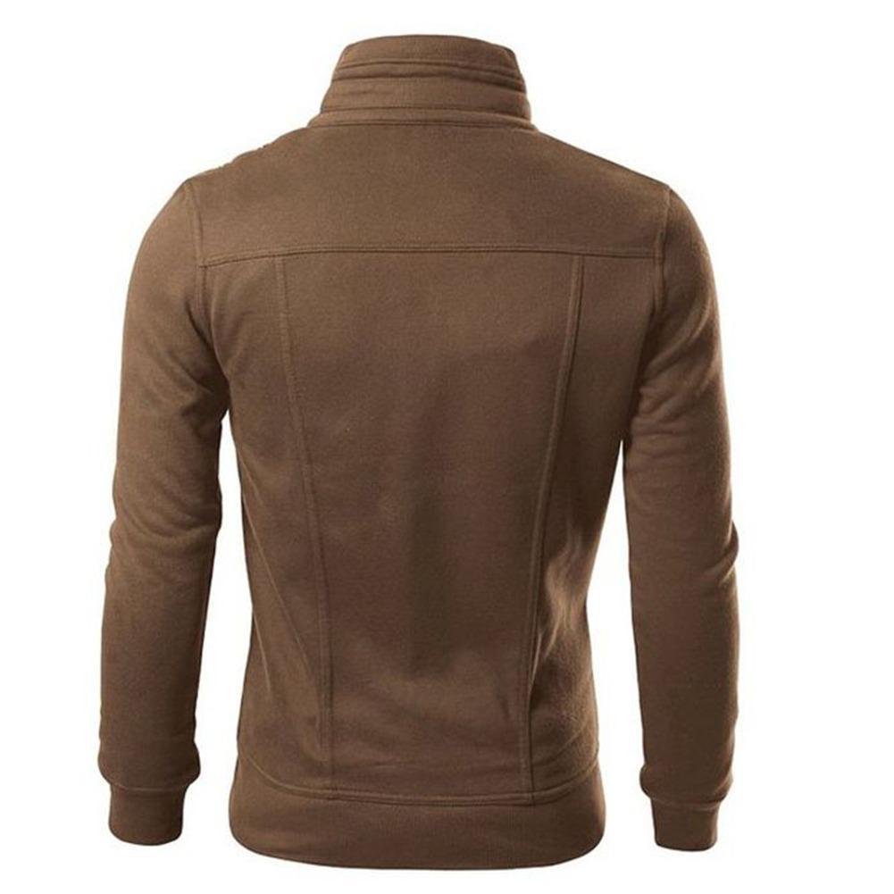 Men’s Casual Slim Fit Jacket – Brown Stylish Design