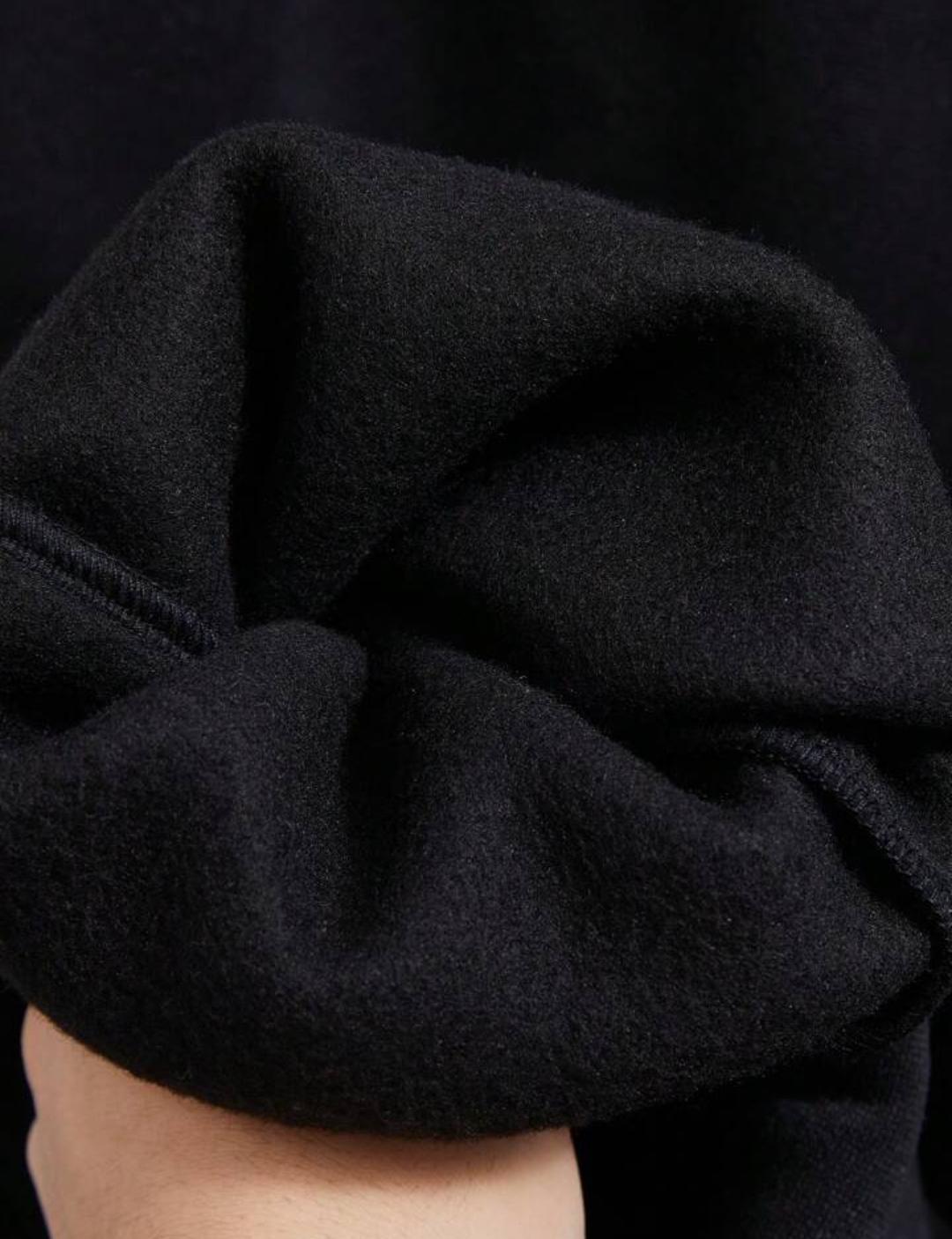 Men’s Black Hooded Tracksuit – Pullu Dhkiil Edition